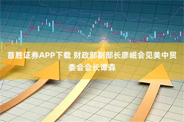 首胜证券APP下载 财政部副部长廖岷会见美中贸委会会长谭森
